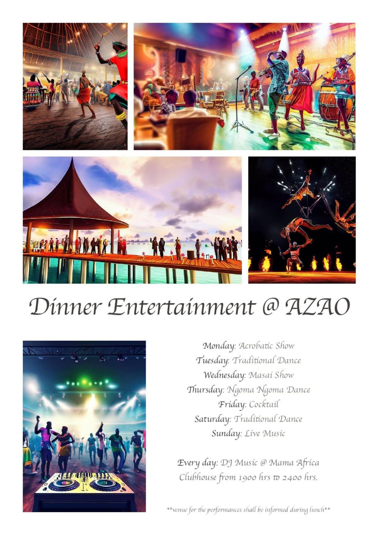 Azao Resort & Spa Pongwe Eksteriør bilde